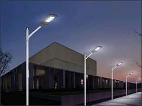 How do outerdoor solar led street lights work